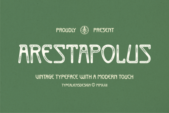 Arestapolus: A Modern Vintage Font for Web Design