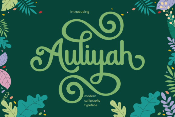 Auliyah: A Chic Script Font for Professional Branding