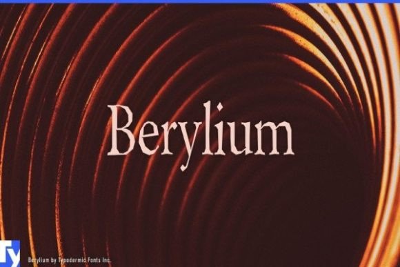 Berylium: A Serif Typeface with a Unique Edge