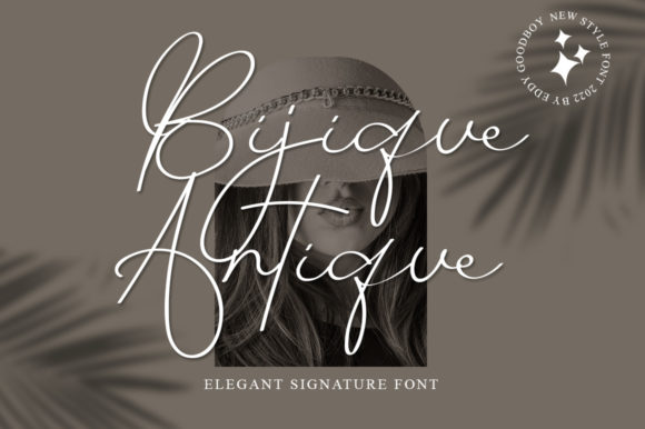 Bijique Antique Font for Web Design