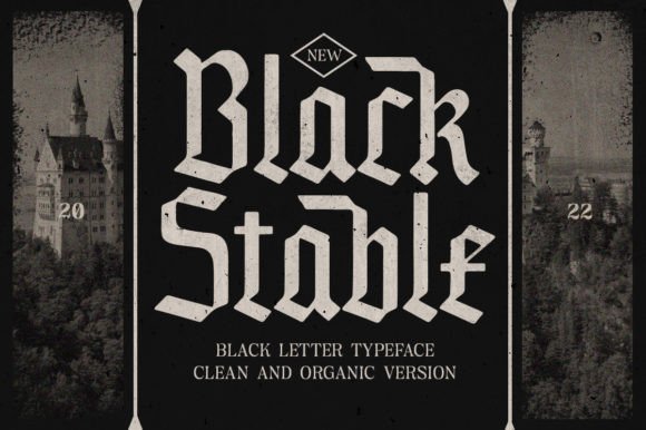 Black Stable: A Modern Blackletter Font for Bold Branding