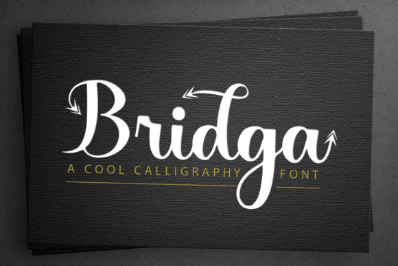 Bridga: A Modern Script Font for Web Design