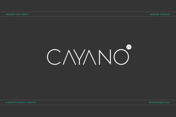 Cayano Pro: A Modern Sans Serif Font for Professional Branding