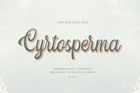 Cyrtosperma: A Handwritten Font for Elegant Editorial Design