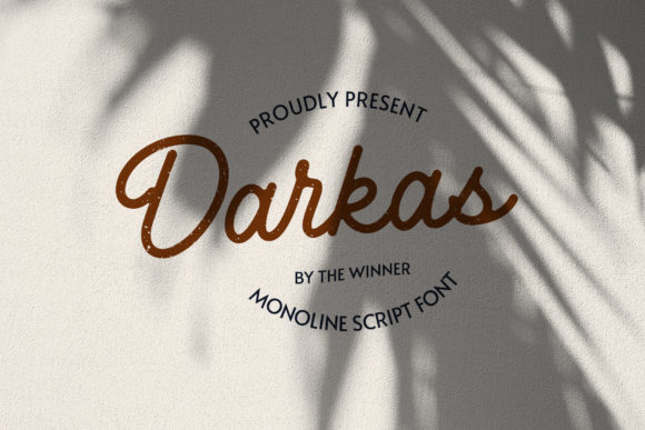 Darkas: Elevating Your Campaigns with a Vintage Script Font