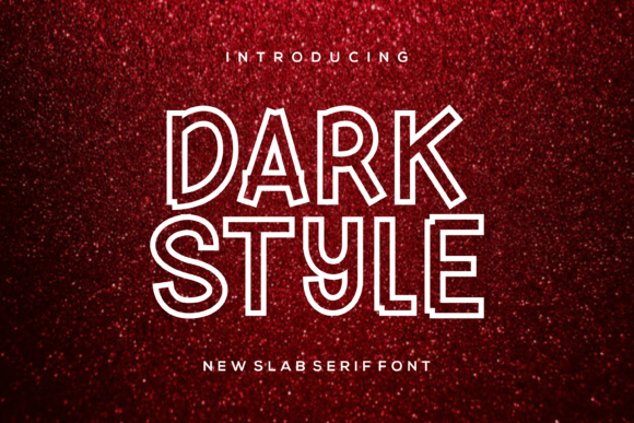 Darkstyle: A Slab Serif Font with a Charming Edge