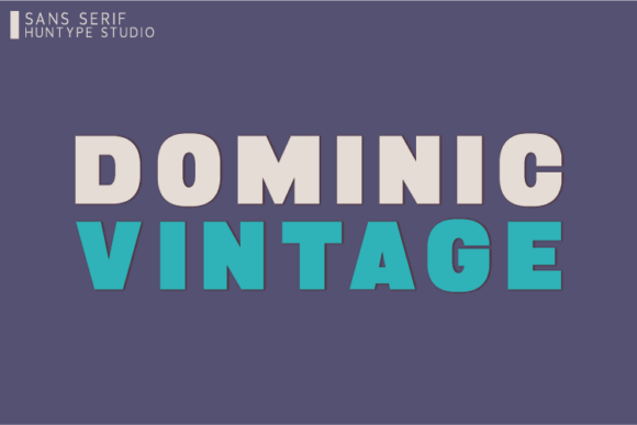 Dominic Vintage Font for Handmade Creations