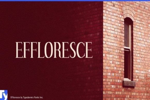 Effloresce: A Rustic Typeface for Thoughtful Editorial Design