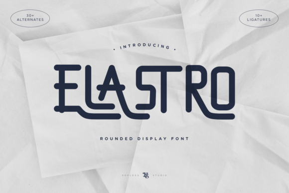Elastro: A Vintage-Inspired Font for Handmade Creations