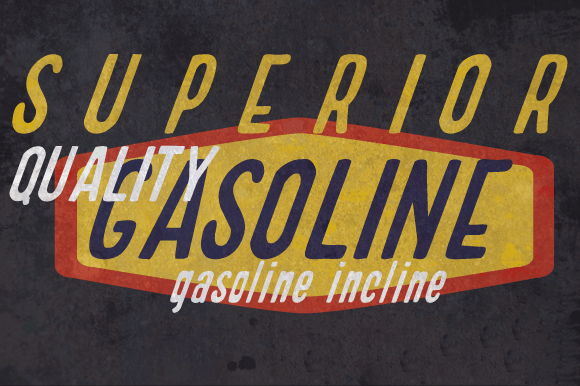Gasoline Incline: A Vintage-Inspired Sans Serif for Modern Editorial Design