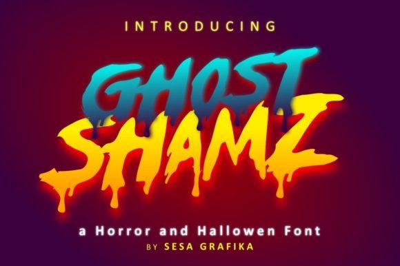 Ghost ShamZ: A Spooky Font for Halloween Campaigns