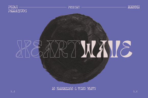 Heartwave Display Font for Handmade Creations