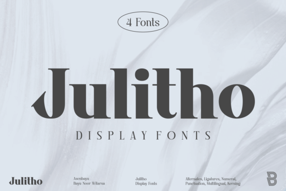 Julitho: A Serif Font That Elevates Editorial Design