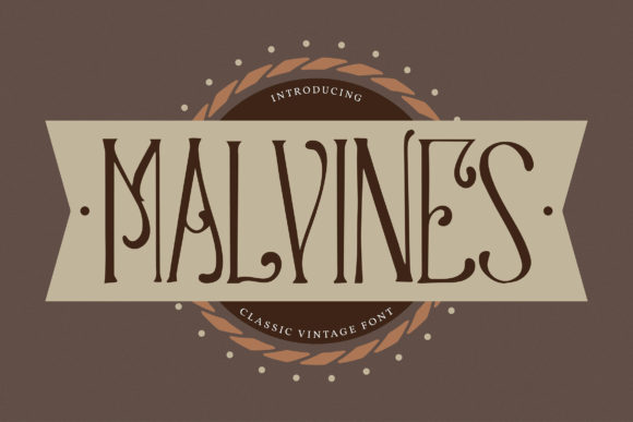 Malvines: A Vintage Serif Font for Professional Branding