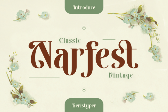 Narfest Serif Font for Web Design