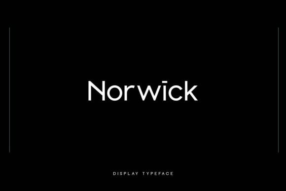 Norwick: A Modern Typeface for Bold Branding