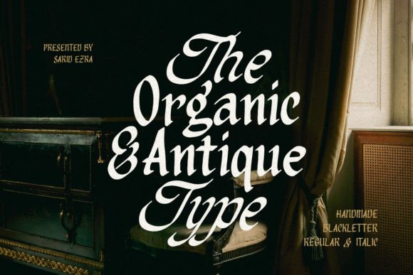 Organic Antique: A Timeless Font for Branding