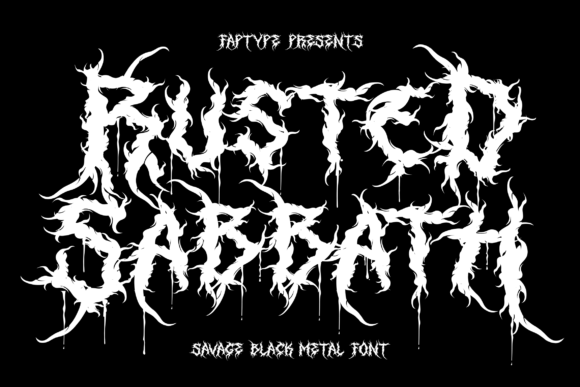 Rusted Sabbath: A Bold Blackletter Font for Darker Branding