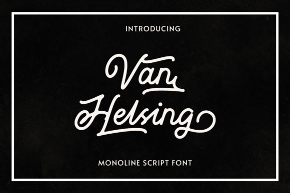 Van Helsing: A Vintage Script Font for Modern Branding