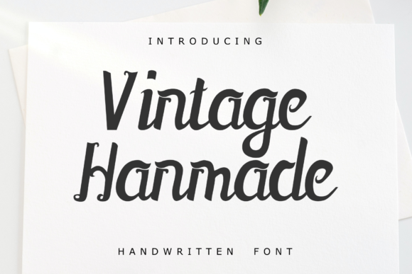 Vintage Hanmade Font for Professional Branding