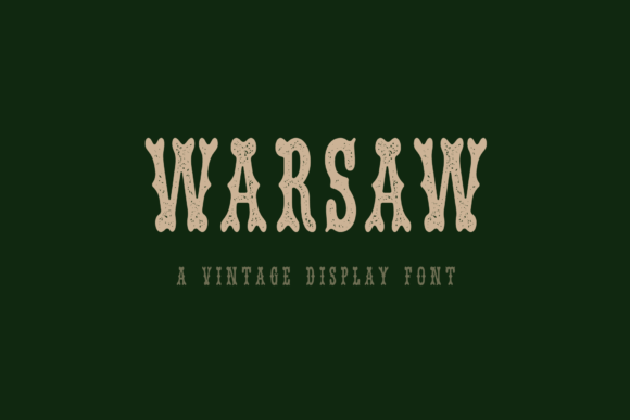 Warsaw Font for Branding Projects